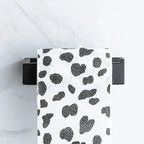 Self-Adhesive Black Matt Stainless Steel Toilet Paper Holder – Square No-Drill Tissue Rack Noels Strive