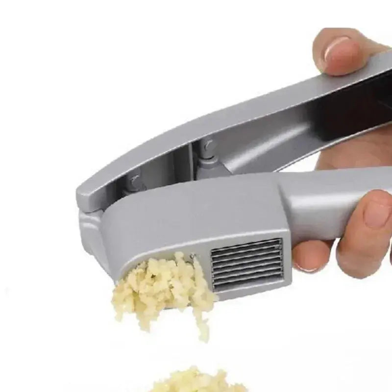 Professional 2-in-1 Zinc Alloy Garlic Press & Slicer – Manual Kitchen Gadget for Home Noels Strive