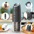 Rechargeable Automatic Pepper Grinder Set – Adjustable Spice Mill for Modern Kitchens Noels Strive