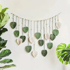 Modern Bohemian Macrame Feather Wall Art – Hand-Woven Tapestry for Home Decoration Noels Strive